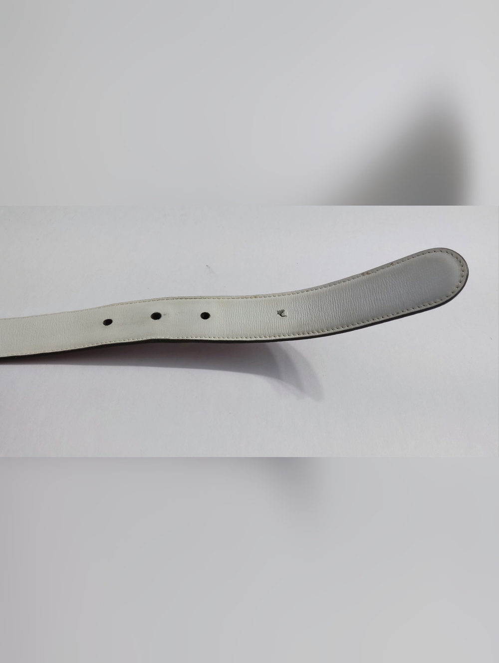 Rare Gucci Vintage Reversible Brown And White  Leather Belt. 100sm 40in - Picture 5 of 6